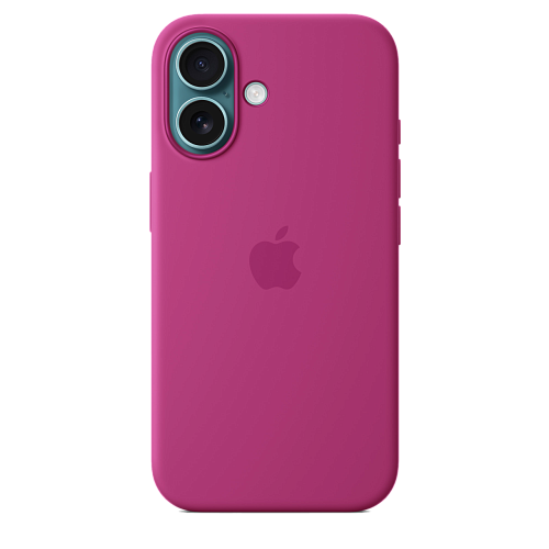 Чехол для iPhone 16 Silicone Case with MagSafe - Fuchsia 250_100_534783