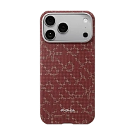 Чехол для iPhone 17 Pro Pitaka Edge Ultra Slim Case - Gold/Red 500_191_759270