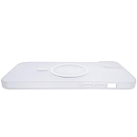 Чехол для iPhone 14 Wlons с MagSafe прозрачный матовый с рамкой Белый 250_100_534161