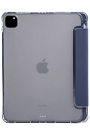 Прозрачный чехол-книжка для iPad Pro 12.9 с тройным загибом Синий 500_191_121734