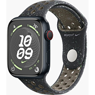 Часы Apple Watch Series 9 45mm Aluminium Case Nike Sport Band Sky Midnight M/L 500_191_117786
