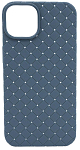 Плетеный Силиконовый чехол для iPhone 14 Синий 250_100_137660