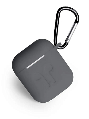 Чехол для AirPods 2 Gurdini Soft Touch - Темно-серый 400_400_313264