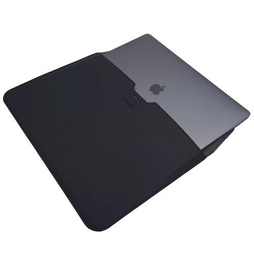 Кожаная сумка-чехол DDC Sleeve with Stand на MacBook 13/14.2 Черный 250_100_128131