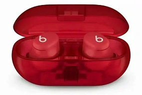 Беспроводные наушники Beats Solo Buds Transparent Red 500_191_197179