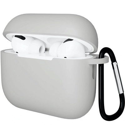 Чехол для AirPods Pro 3 Gurdini Soft Touch - Серый 400_400_551745
