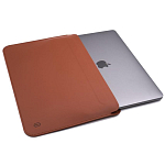 Чехол WIWU Skin Pro Slim Stand Sleeve с подставкой для MacBook 14.2" pro, Brown 250_100_641972