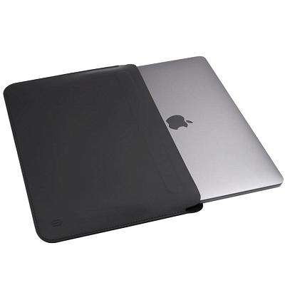 Чехол WIWU Skin Pro Slim Stand Sleeve с подставкой для MacBook 13.3" pro, Gray 400_400_641944