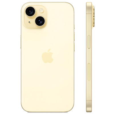 Смартфон Apple iPhone 15 128GB eSim Yellow