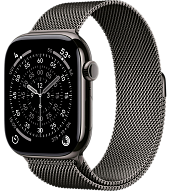 Часы Apple Watch Series 11 46mm Titanium Case Milanese Loop Slate M/L 500_191_640067
