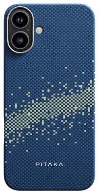 Чехол для iPhone 16 Pitaka StarPeak Tactile Woven Case - Milky Way Galaxy 400_400_534353