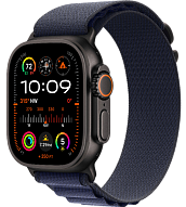 Часы Apple Watch Ultra 2 49mm Black Titanium Case GPS+Cellular Alpine Loop Navy L 500_191_191385