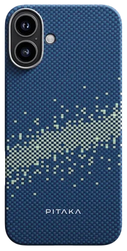 Чехол для iPhone 16 Pitaka StarPeak Tactile Woven Case - Milky Way Galaxy 250_100_534353