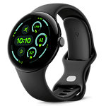 Часы Google Pixel Watch 3 45mm WiFi Matte Black Case/Obsidian 250_100_641111