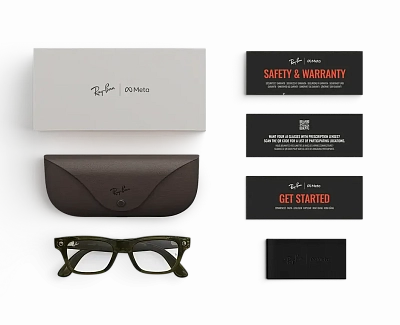 Умные очки Ray-Ban Blayzer Optics (Gen 2) - Shiny Transparent Dark Olive/Clear - Size L (S54) RW7001 400_400_883676