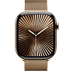 Часы Apple Watch Series 10 46mm Titanium Case Milanese Loop Gold S/M 100_100_328492