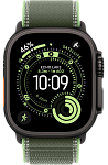 Часы Apple Watch Ultra 3 49mm Titanium Case Black / Trail Loop Green/Neon S/M 250_100_551055