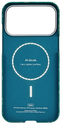 Чехол для iPhone 17 Pro Pitaka Edge Ultra Slim Case - Gold/Green 400_400_762015