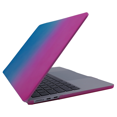 Чехол DDC Rainbow Case на MacBook Air 13.6 Розовый/Синий 400_400_130693