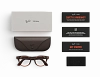 Умные очки Ray-Ban Scriber Optics (Gen 2) - Shiny Transparent Umber/Clear - Size S (S49) RW4002 100_100_883617