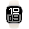 Часы Apple Watch Series 10 42mm Silver Aluminium Case GPS Sport Band Starlight M/L 100_100_639848