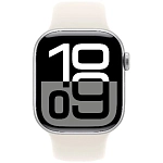 Часы Apple Watch Series 10 42mm Silver Aluminium Case GPS Sport Band Starlight M/L 250_100_639848