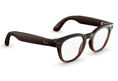 Умные очки Ray-Ban Scriber Optics (Gen 2) - Shiny Transparent Umber/Clear - Size S (S49) RW4002 400_400_883615