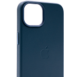 Чехол для iPhone 14 кожаный с MagSafe Темно-синий 250_100_132290