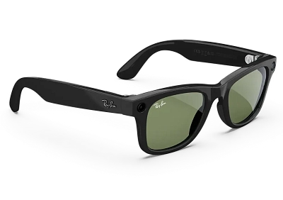 Умные очки Ray-Ban Wayfarer (Gen 2) - Shiny Black/Green - Size M (S50) RW4012 400_400_882511
