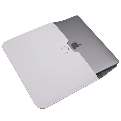 Кожаная сумка-чехол DDC Sleeve with Stand на MacBook 15/16.2 Белый 250_100_131654