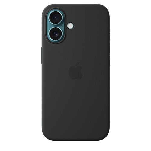 Чехол для iPhone 16 Silicone Case with MagSafe - Black 250_100_534757
