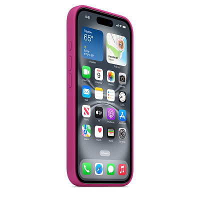 Чехол для iPhone 16 Plus Silicone Case with MagSafe - Fuchsia 400_400_212001