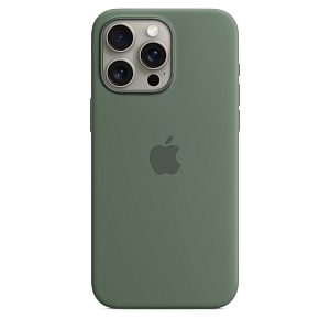 Чехол для iPhone 15 Pro Silicone Case with MagSafe - Cypress