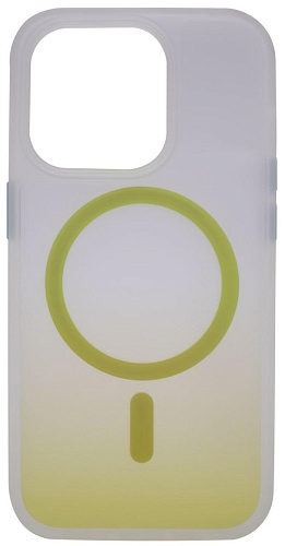 Чехол для iPhone 14 Pro с MagSafe матовый градиент Желтый 250_100_534126