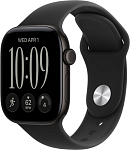 Часы Apple Watch Series 12 42mm Aluminium Case GPS Black Sport Band Black S/M 250_100_851833