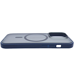 Чехол для iPhone 14 Pro Max матовый с MagSafe Синий 250_100_132304