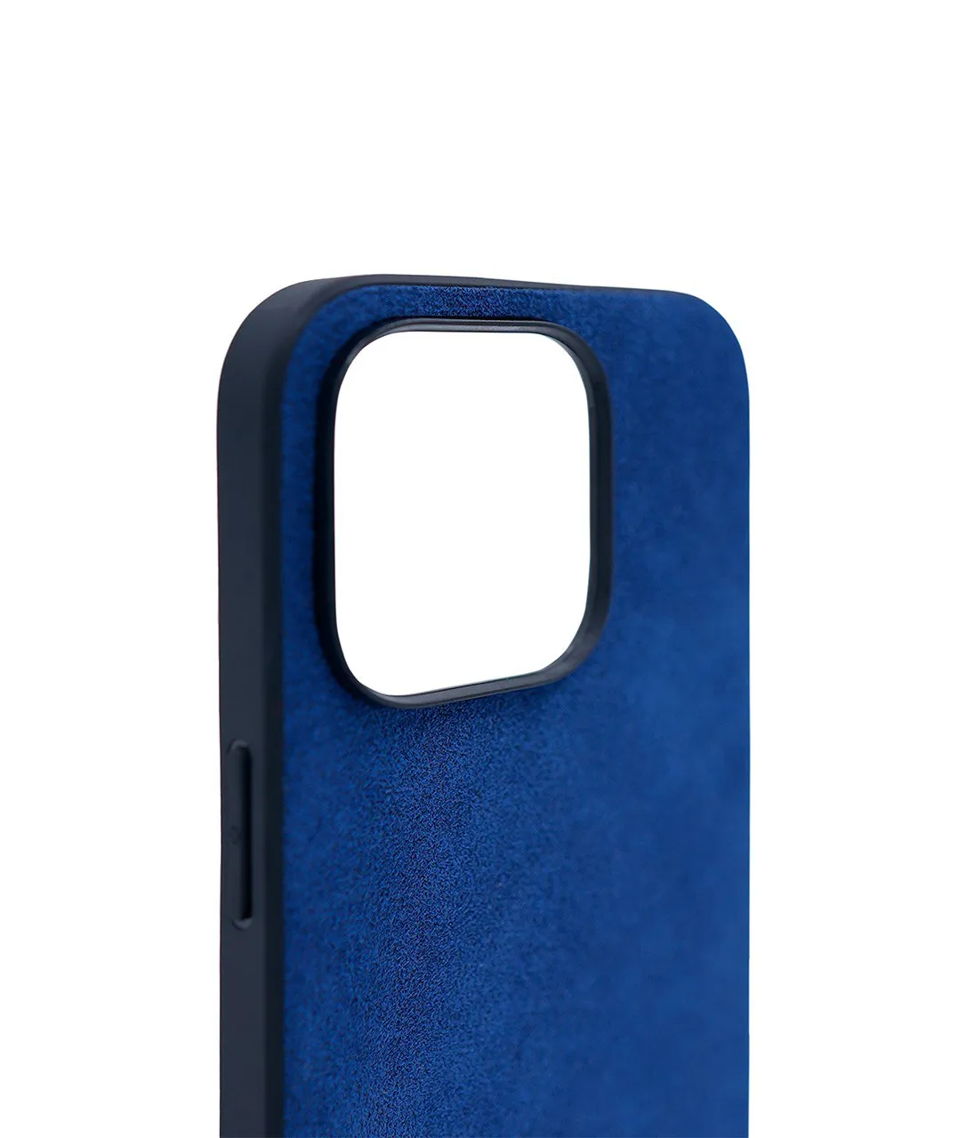 Чехол алькантара для iPhone 14 Pro Синий