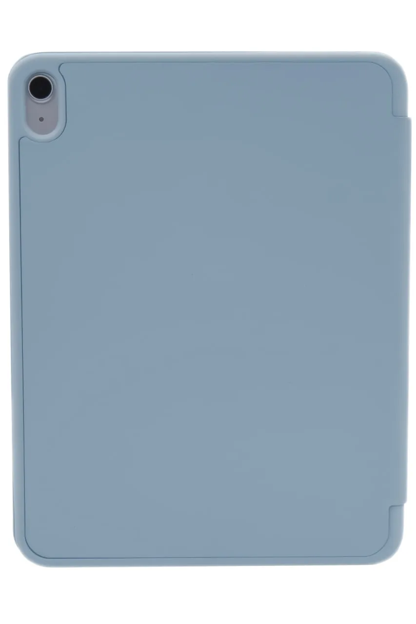 Чехол-книжка для iPad 10 3 загиба силиконовый с рамкой Голубой