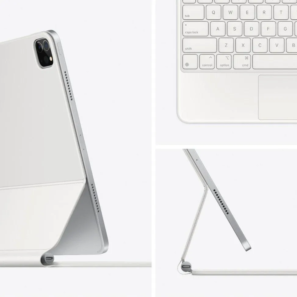 Чехол-клавиатура для iPad 11" Apple Magic Keyboard White (MJQJ3)