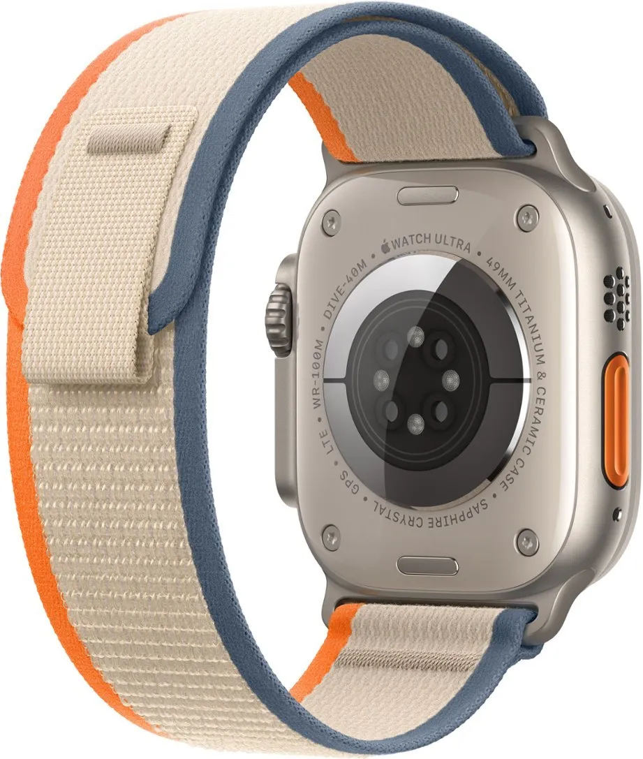 Часы Apple watch Ultra 2 49mm Titanium Case GPS+Cellular Trail Loop Orange/Beige М/L