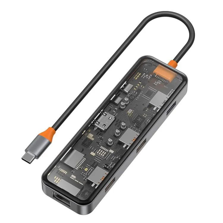 USB-концентратор WiWU Type-C Hub 8в1 CB008