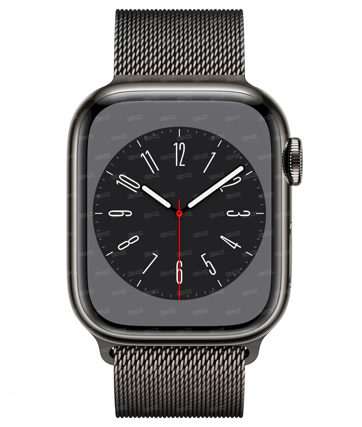 Часы Apple Watch Series 8 45mm Stainless Steel Case Milanese Loop Graphite