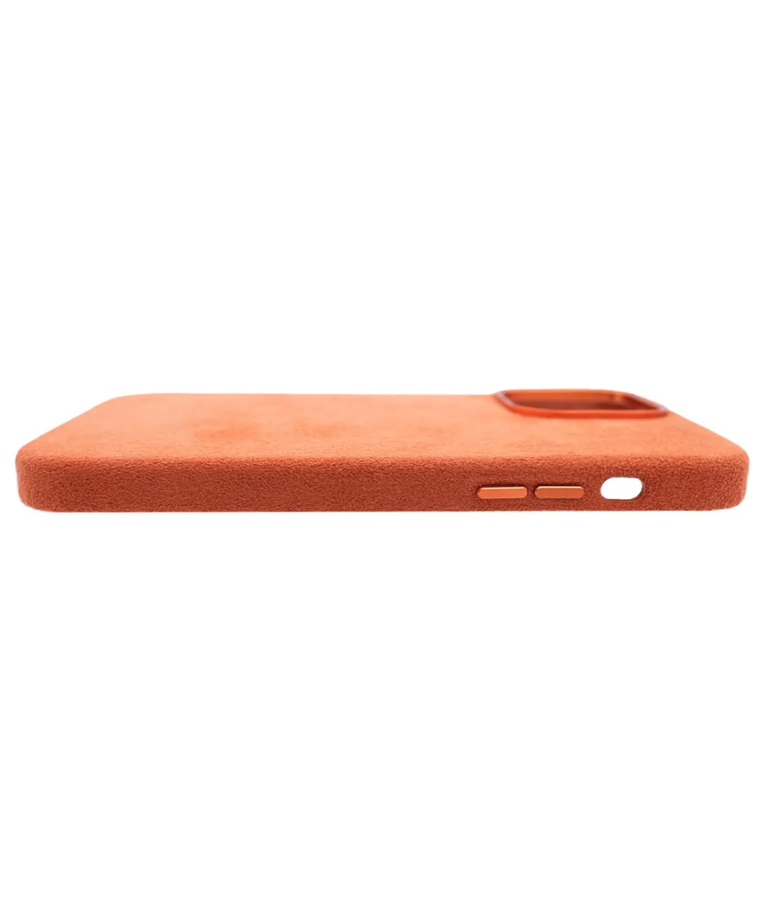 Чехол из алькантары для iPhone 14 Pro Max с MagSafe Оранжевый
