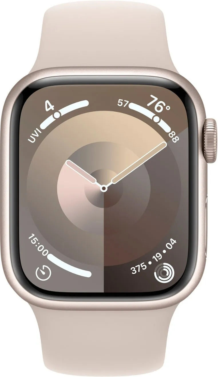 Часы Apple Watch Series 9 45mm Aluminium Case Sport Band Starlight M/L